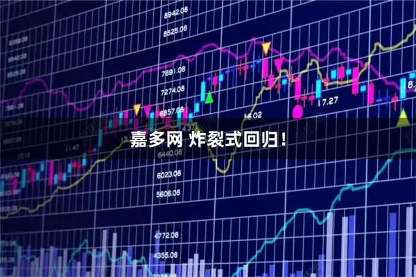 嘉多网 炸裂式回归！
