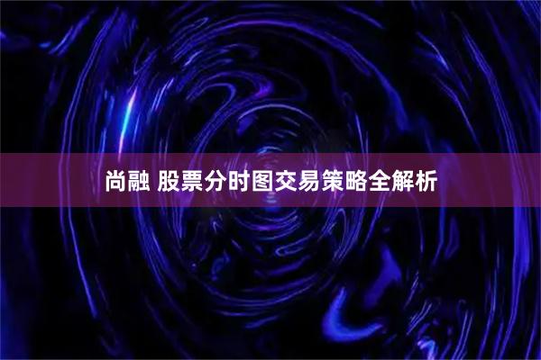尚融 股票分时图交易策略全解析