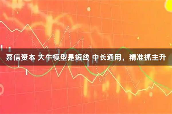 嘉信资本 大牛模型是短线 中长通用，精准抓主升