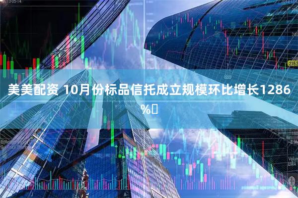 美美配资 10月份标品信托成立规模环比增长1286%‌